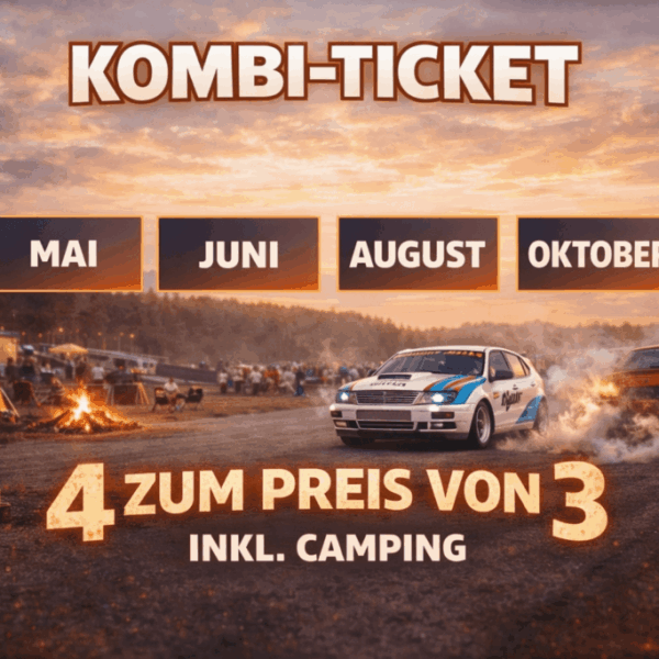 Kombiticket 4 Events zum Preis von 3