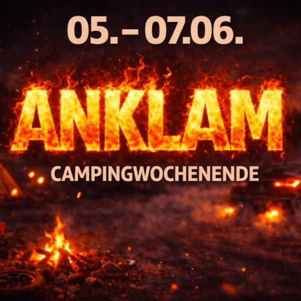 Anklam 05. - 07.06.2026 - Wochenend Ticket inkl. Camping (Freitag - Sonntag)